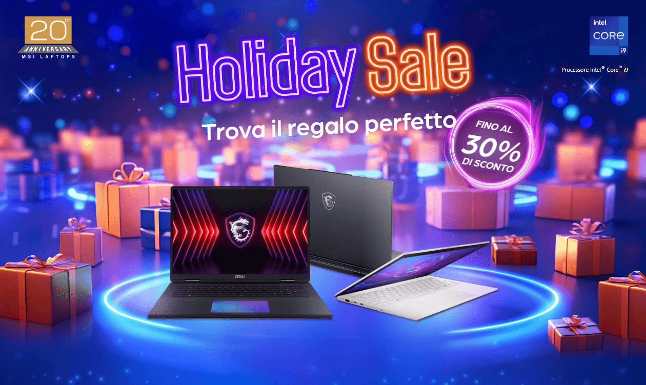 MSI promozioni Holiday Sale